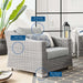 EEI-4840-LGR-GRY Outdoor/Patio Furniture/Outdoor Chairs