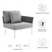 EEI-5566-WHI-GRY Outdoor/Patio Furniture/Outdoor Chairs