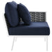 EEI-5566-WHI-NAV Outdoor/Patio Furniture/Outdoor Chairs
