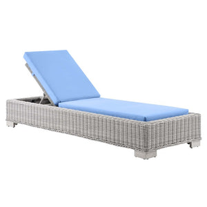 EEI-4843-LGR-LBU Outdoor/Patio Furniture/Outdoor Chaise Lounges