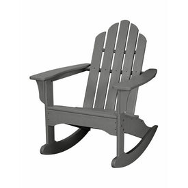 All-Weather Adirondack Rocking Chair - Gray