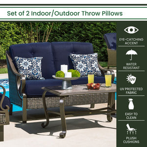 HANTPMED-NVY-2 Outdoor/Outdoor Accessories/Outdoor Pillows