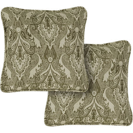 Medallion Indoor/Outdoor Throw Pillow Set of 2 - Vintage Meadow