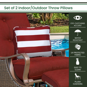 HANTPSTRP-RED-2 Outdoor/Outdoor Accessories/Outdoor Pillows