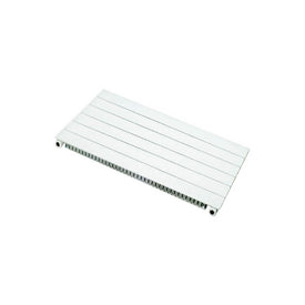 6' L Six-Panel Horizontal Hydronic Baseboard Radiator - Runtal White