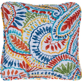 Paisley Indoor/Outdoor Throw Pillow - Multicolor