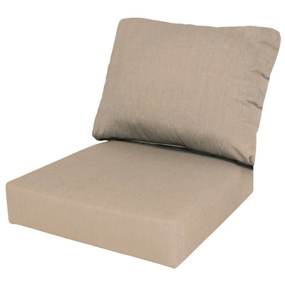 Product Image: 24" L x 22" W x 5" D Seat Cushion and 22" W x 20" H x 5" D Back Cushion Deep Seating Set - Sunbrella Cast Ash