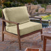28.5" L x 28.5" W x 5" D Seat Cushion and 28.5" W x 17.5" H x 5" D Back Cushion Welted Deep Seating Set - Canvas Antique Beige