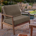 28.5" L x 28.5" W x 5" D Seat Cushion and 28.5" W x 17.5" H x 5" D Back Cushion Welted Deep Seating Set - Cast Shale