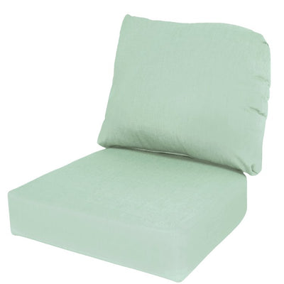 Product Image: 24" L x 22" W x 5" D Seat Cushion and 22" W x 20" H x 5" D Back Cushion Deep Seating Set - Canvas Spa