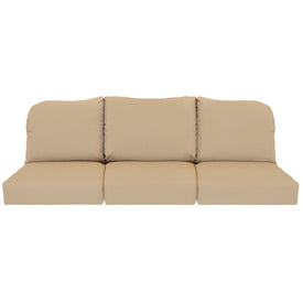24" L x 22" W x 5" D Seat Cushions and 22" W x 20" H x 5" D Back Cushions Deep Seating Set (3 Sets) - Canvas Heather Beige