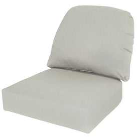 24" L x 22" W x 5" D Seat Cushion and 22" W x 20" H x 5" D Back Cushion Deep Seating Set - Canvas Granite