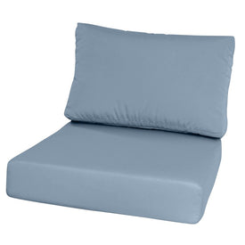 28.5" L x 28.5" W x 5" D Seat Cushion and 28.5" W x 17.5" H x 5" D Back Cushion Deep Seating Set - Spectrum Denim
