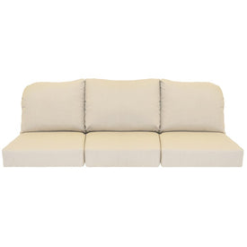 24" L x 22" W x 5" D Seat Cushions and 22" W x 20" H x 5" D Back Cushions Deep Seating Set (3 Sets) - Canvas Antique Beige