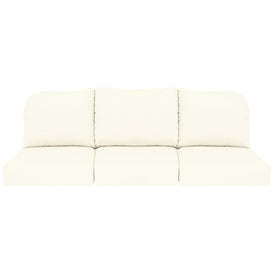 24" L x 22" W x 5" D Seat Cushions and 22" W x 20" H x 5" D Back Cushions Deep Seating Set (3 Sets) - Canvas Natural