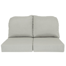 24" L x 22" W x 5" D Seat Cushions and 22" W x 20" H x 5" D Back Cushions Deep Seating Set (2 Sets) - Canvas Granite