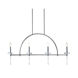 Doris Four-Light LED Linear Pendant - Chrome