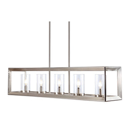 Anna Five-Light LED Linear Pendant - Nickel