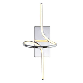 Sketch LED Wall Sconce - Chrome