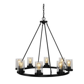 Pablo Eight-Light LED Chandelier - Oil Rubbed Bronze
