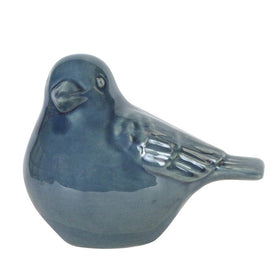 Ceramic Bird Figurine - Turquoise