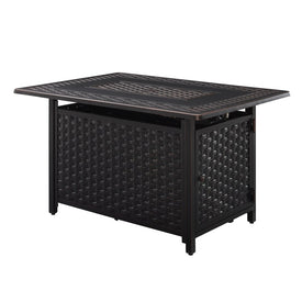 Albany Rectangular LPG/NG Fire Pit