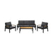 SETODPN4BL Outdoor/Patio Furniture/Patio Conversation Sets