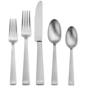 Satin Lewin 65-Piece Flatware Set, Service for 12