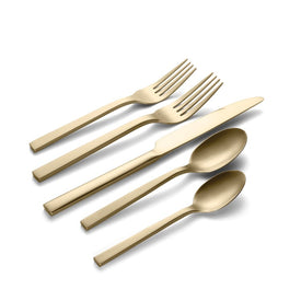 Chef's Table Champagne Twenty-Piece Flatware Set, Service for 4