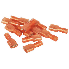 Quick Disconnect Connector Fully Insulated 100 Pack 16-14 American Wire Gauge 1/4 Inch Female