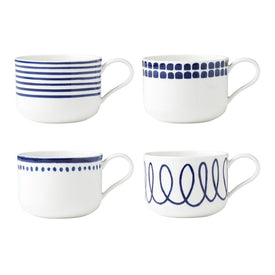Charlotte Street Dinnerware Mugs Set of 4 -Assorted