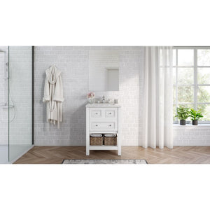 HANVN0107-24-1WH Bathroom/Vanities/Single Vanity Cabinets with Tops