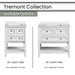 HANVN0107-24-1WH Bathroom/Vanities/Single Vanity Cabinets with Tops