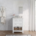 HANVN0107-24-1WH Bathroom/Vanities/Single Vanity Cabinets with Tops