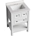HANVN0107-24-1WH Bathroom/Vanities/Single Vanity Cabinets with Tops