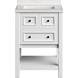 Tremont 24" Single Bathroom Vanity Cabinet with Top and Sink - White