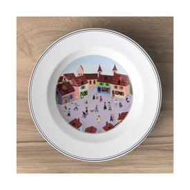 Design Naif Rim Soup #4 Old Village Square