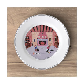 Design Naif Salad Plate #5 By the Fireside