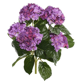 17.5" Lavender Hydrangea Bush