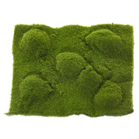 12" x 12" Artificial Green Moss Mats 4-Pack