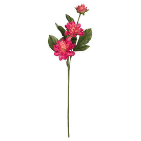 17" Artificial Fuchsia Dahlia Sprays 6-Pack