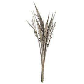 36" Natural Preserved White Wash Bahia Spear 18-Piece Bunch