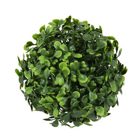5" Artificial Mini Button Leaf Balls with UV Protection 4 per Bag