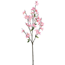 40" Artificial Pink Cherry Blossom Sprays 3-Pack