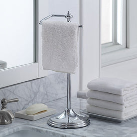 Classic Heavyweight Fingertip Countertop Paper Towel Stand - Chrome