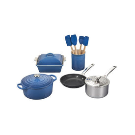 Mixed Material 12-Piece Cookware and Accessory Set with Stainless Steel Knobs - Marseille