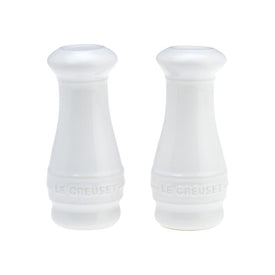 Salt and Pepper Shakers Set of 2 - White