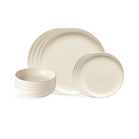 Pacifica 18-Piece Dinnerware Place Setting with Pasta Bowls