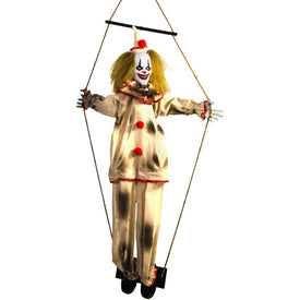 4.5' Smalls the Animated Swinging Clown Indoor/Outdoor Battery-Operated Halloween Decoration