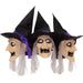 HHWITCH-3STL Holiday/Halloween/Halloween Outdoor Decor